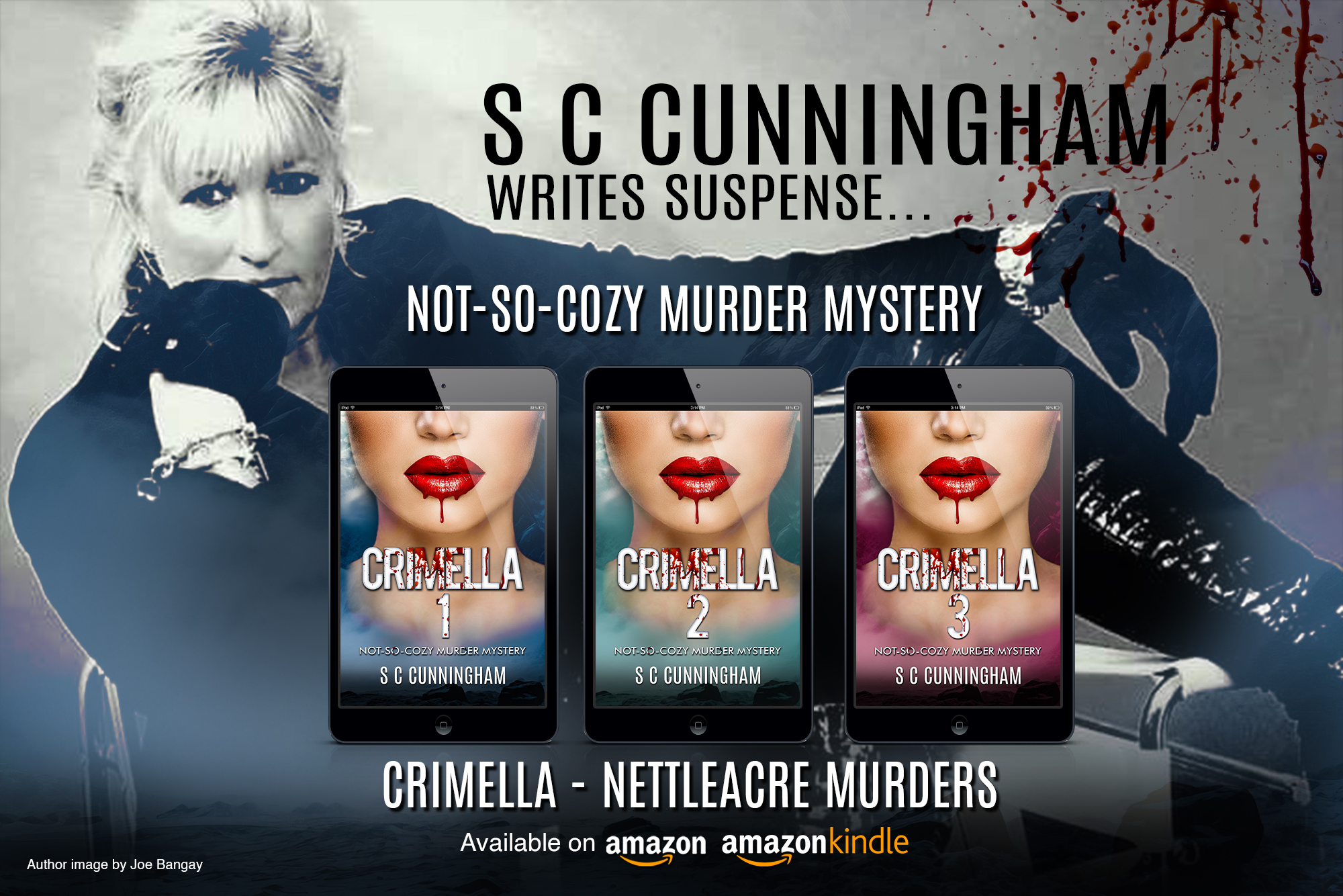 Crimella, Nettleacre Murders, cozy murder mystery by crime writer author S C Cunningham, SCCunningham, police procedural, romance, fantasy, paranormal. thriller, supernatural, famale village amateur sleuths,